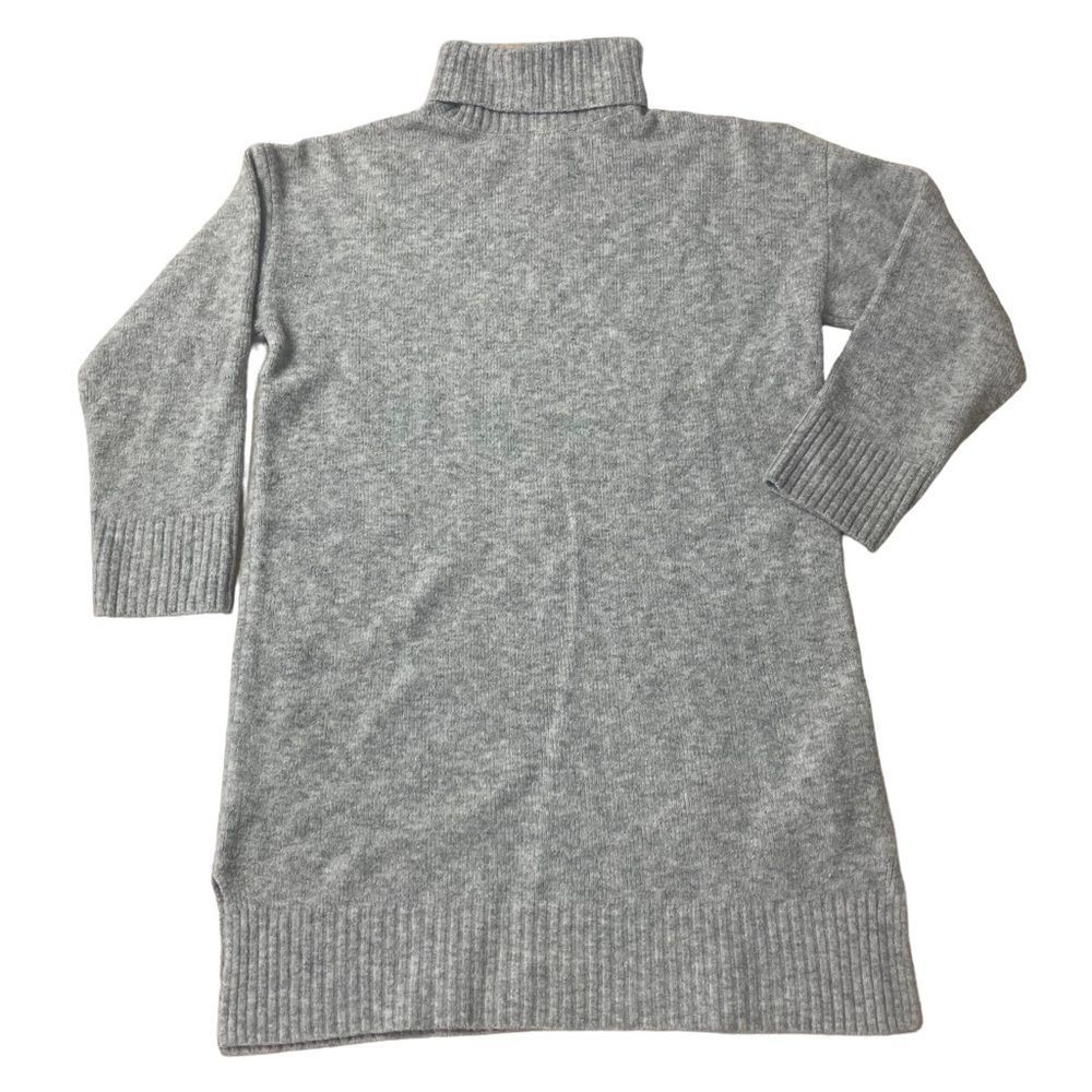 Zara Kids Sz 8 Grey turtle‎ neck 3/4 Sleeve sweater